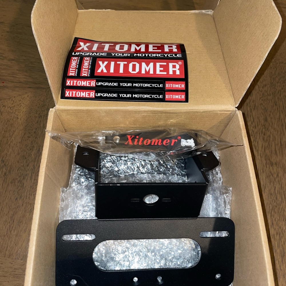 Xitomer Motorcycle License Plate Holder